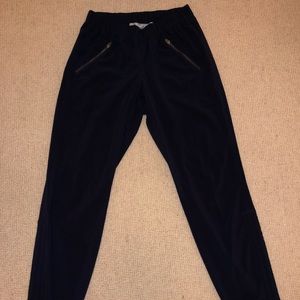 Athleta Pant Navy with Scrunchable Ankles